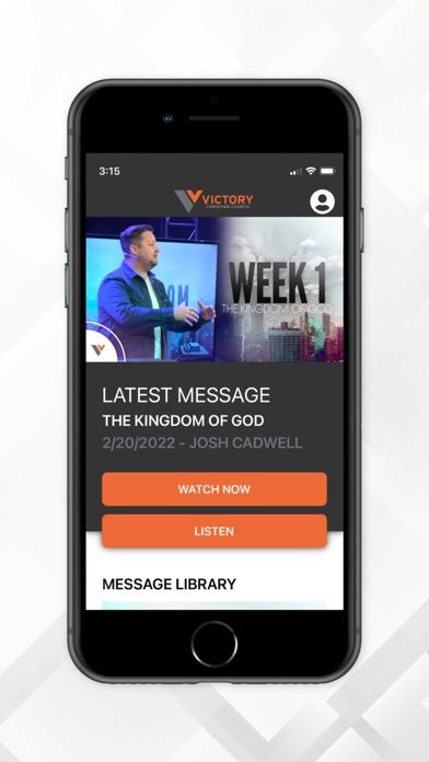 The Victory Church App Screenshot
