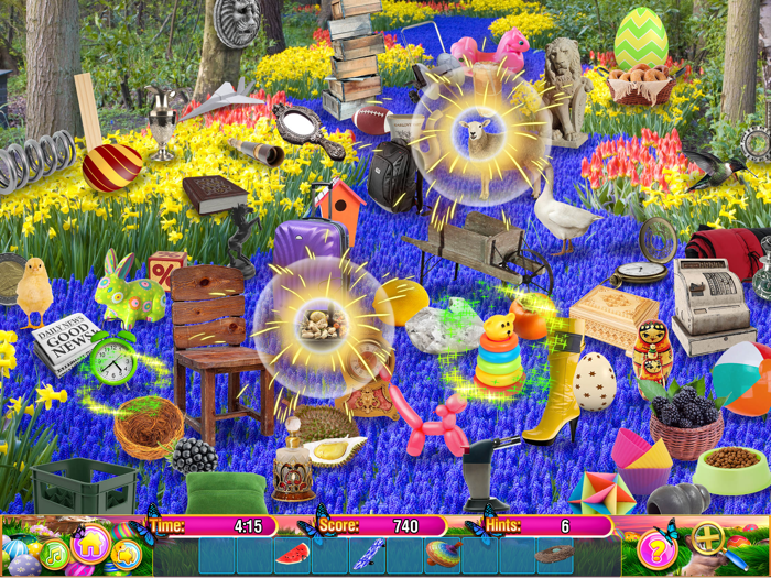 Hidden Objects Easter Spring