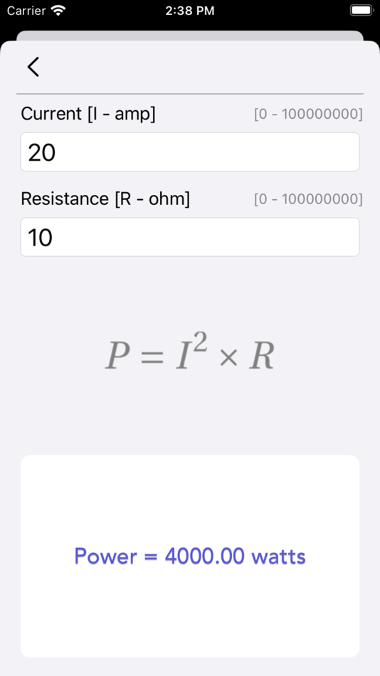 #3. Ohm Law Calculator (iOS) 由: Nitrio