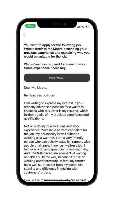 IELTS Writing - AT & GT Screenshot
