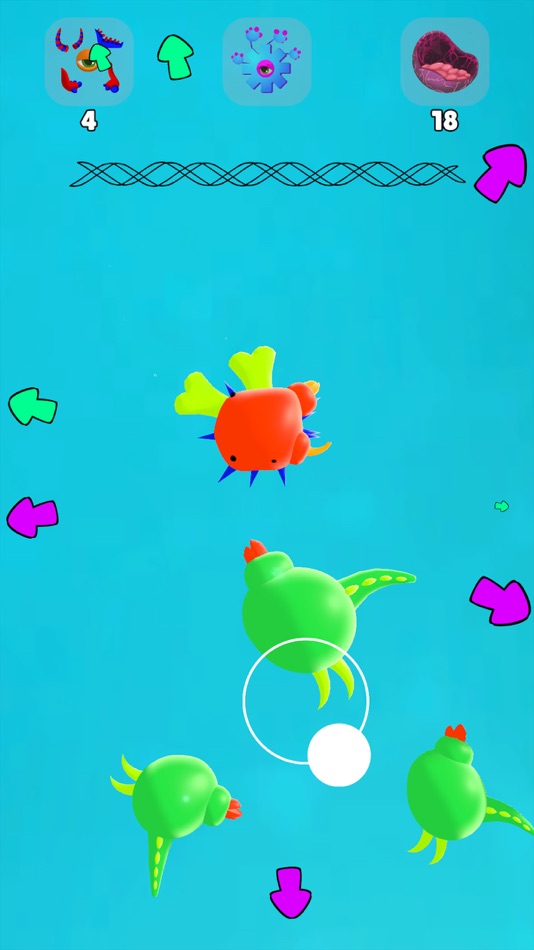 #5. Eat smol Go BIG (iOS) 由: Deneb Games