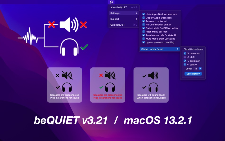 beQUIET - v3.21 - (macOS)