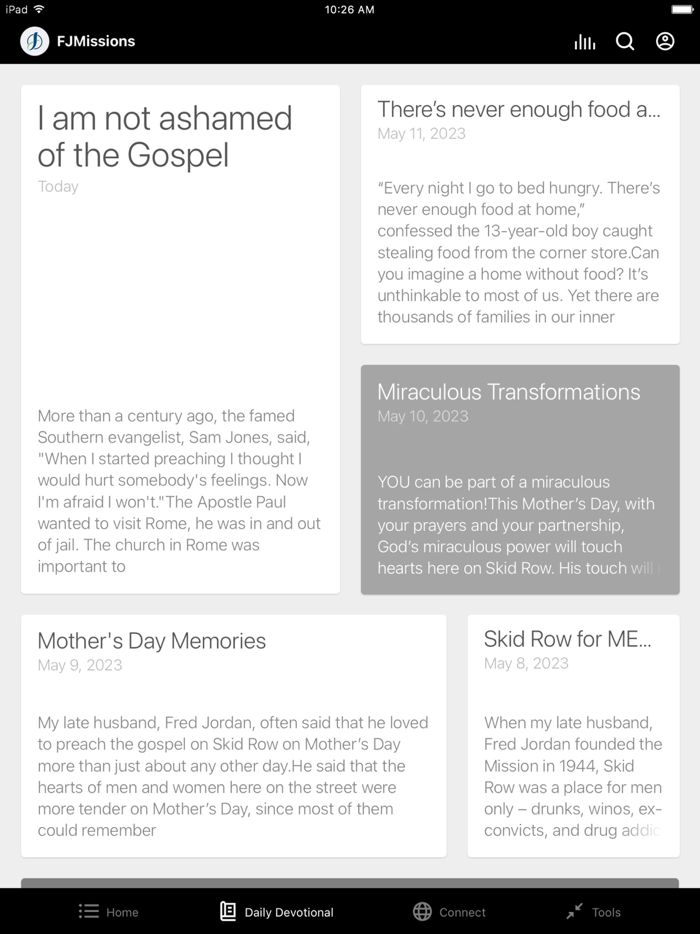 Fred Jordan Missions