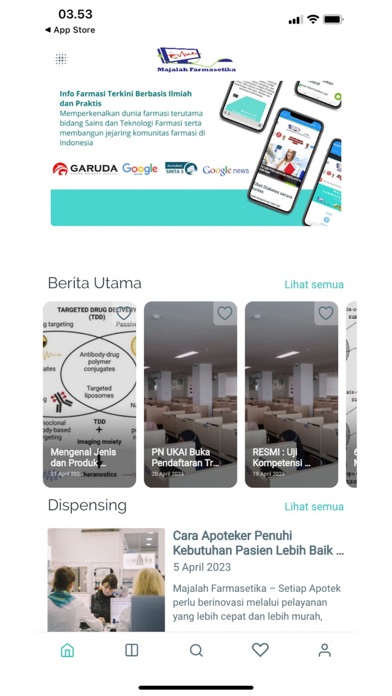 Majalah Farmasetika Screenshot