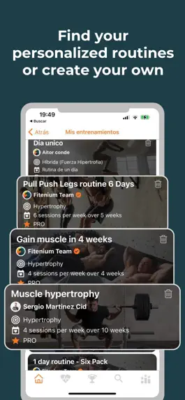 Game screenshot Fitenium - Track Your Workouts hack