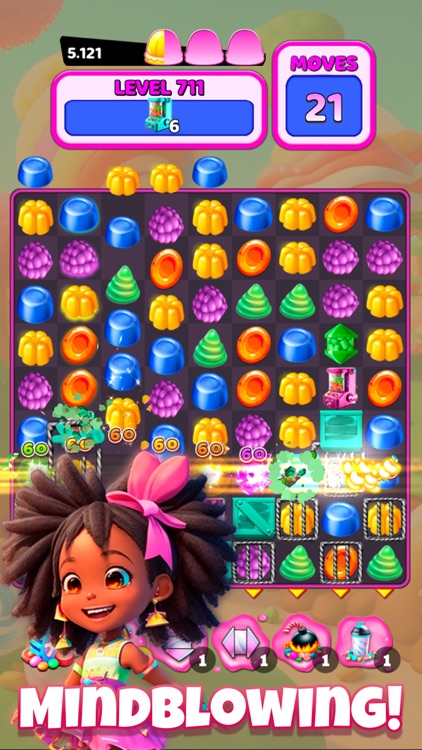 Colorful Gummy Blast – Match 3 screenshot-6