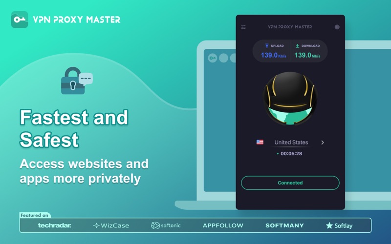 VPN Proxy Maste® Unlimited VPN Screenshot