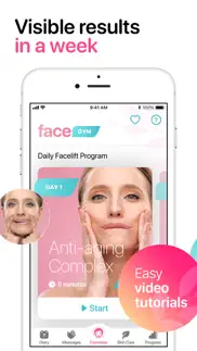 facegym - face fitness yoga iphone screenshot 4