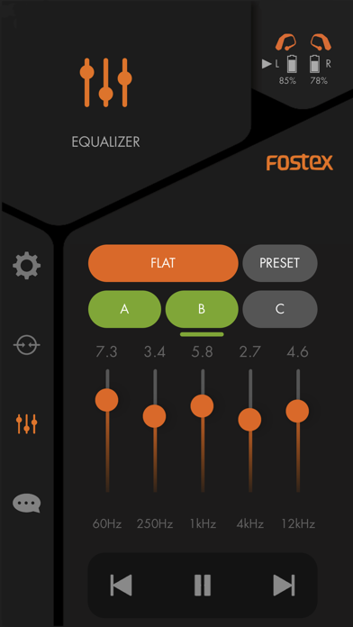Fostex TM Sound Support Screenshot