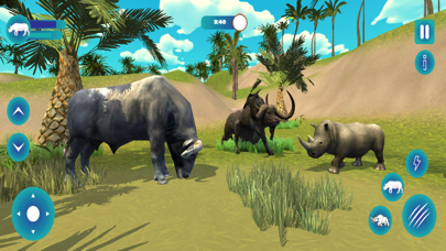 Screenshot #3 pour African Wildlife Rhino Savanna