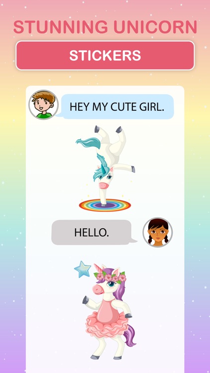 Stunning Unicorn Stickers