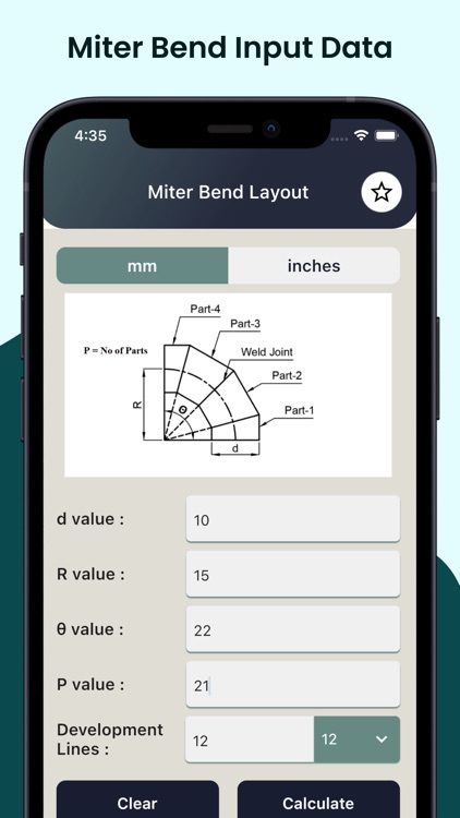 Miter Bend Layout