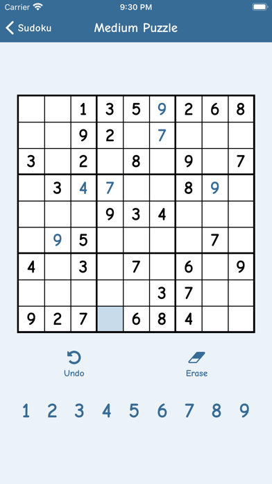 Enjoy Sudoku Screenshot