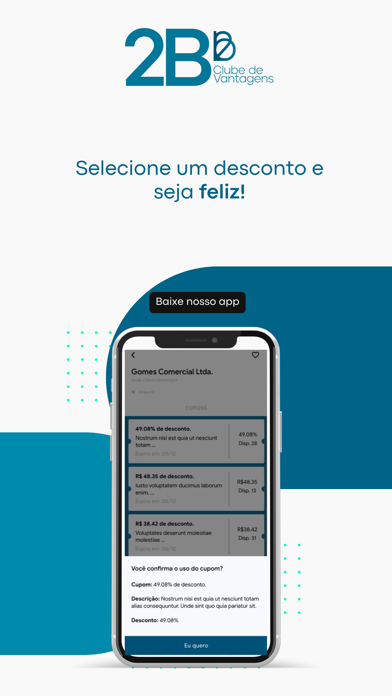 Screenshot #3 pour 2B Clube de Vantagens
