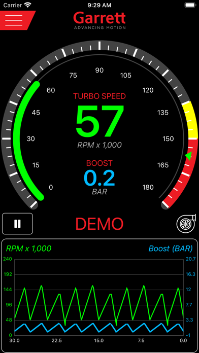 Screenshot 1 of Garrett Motion G-Smart Module App
