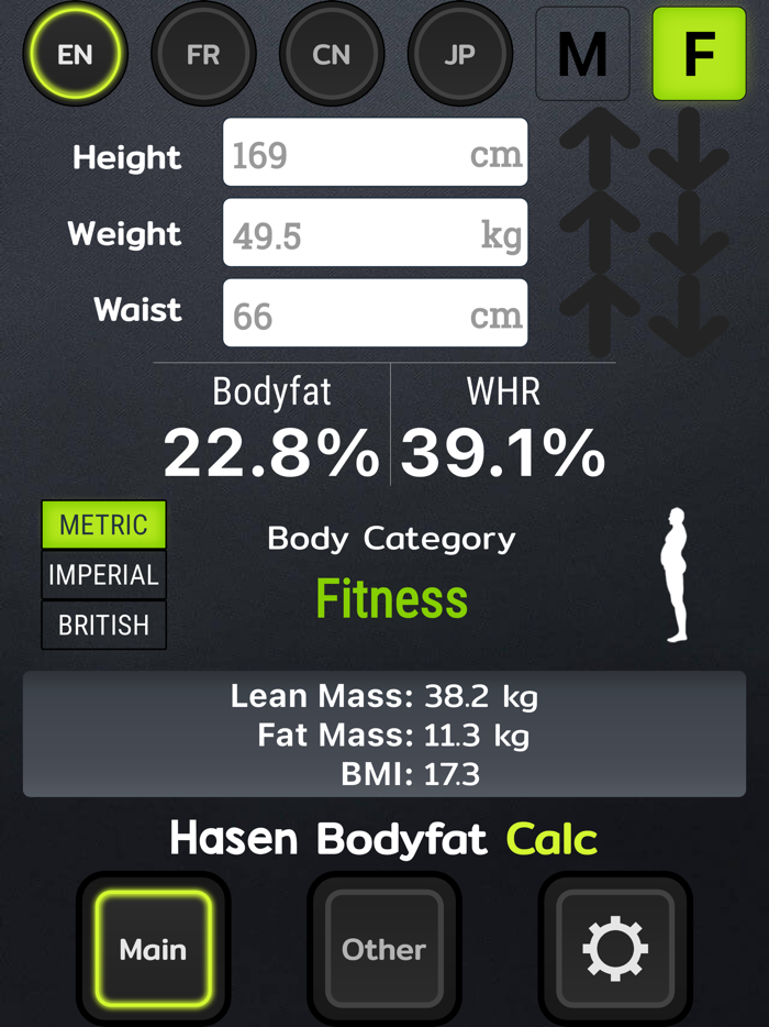 Bodyfat Calculator 3