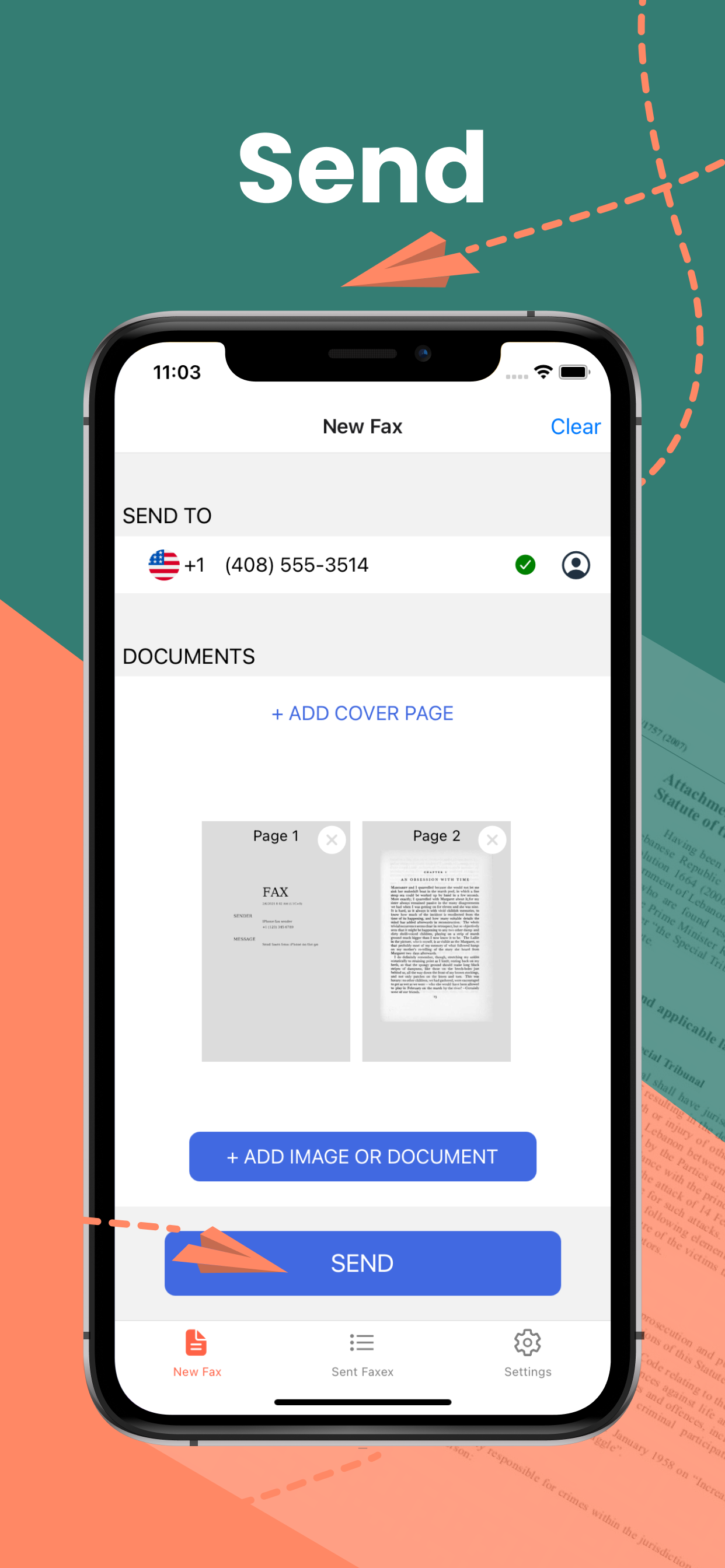 Send / Receive Fax from iPhone
