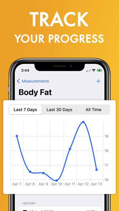 Body Measurement & Tracker Screenshot