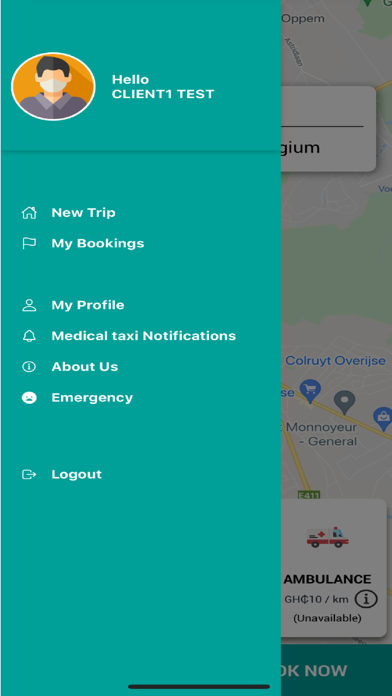 Medical Taxi Ghana Screenshot