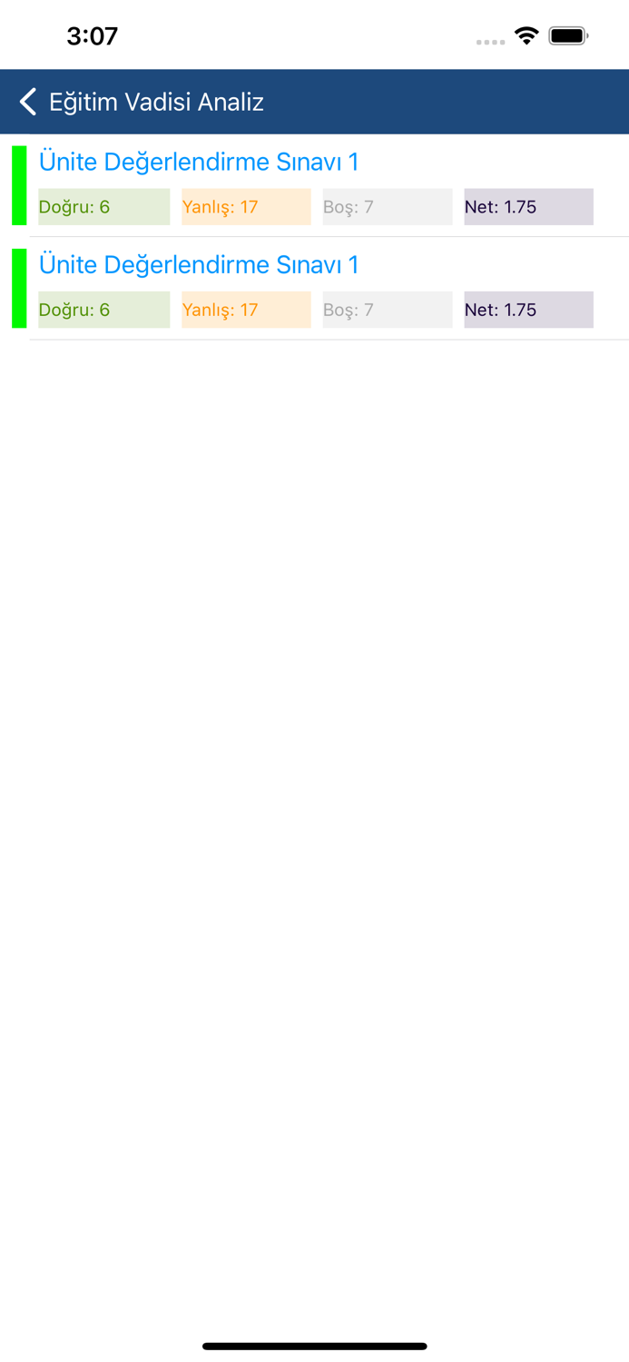 Eğitim Vadisi Analiz