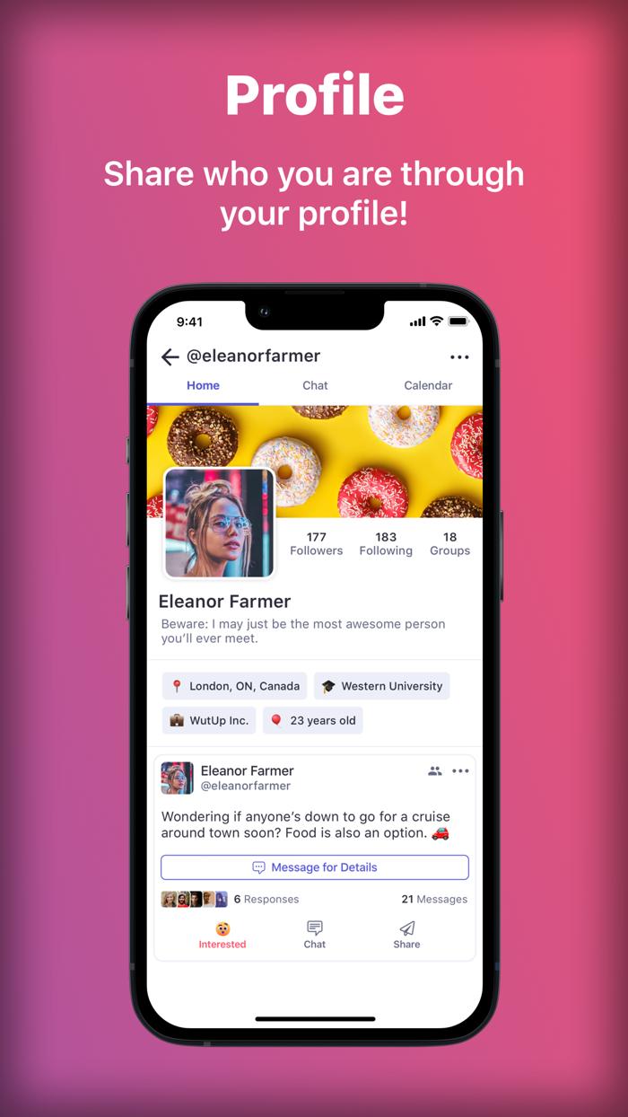 WutUp - Social Hangout App