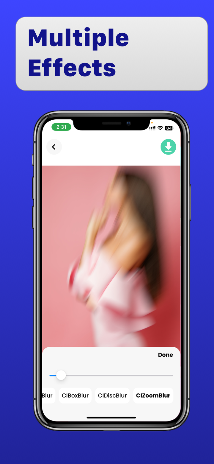 Photo blur - Add Motion Effect screenshot 4