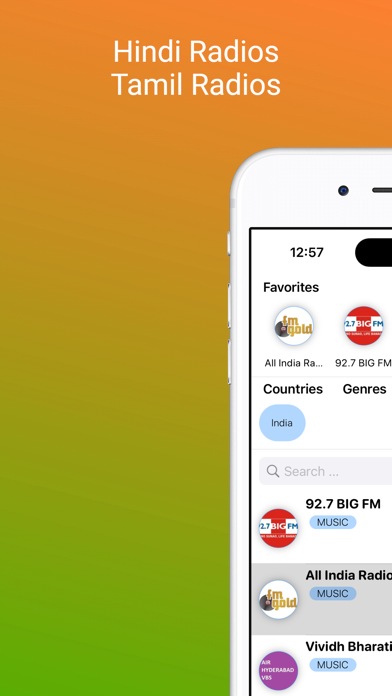 India Radio - Hindi Radio Screenshot