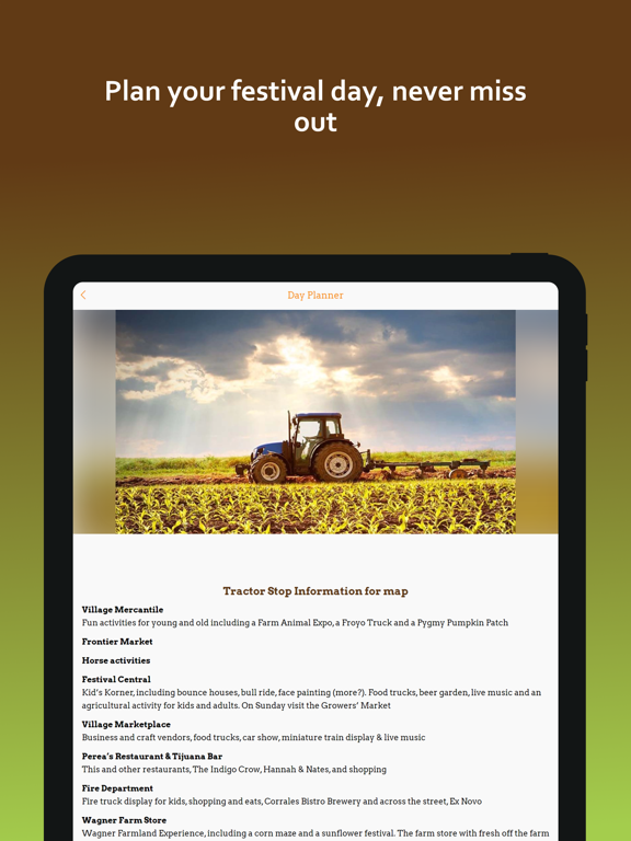 Corrales Harvest Festival iPad screenshot 5 - Music app