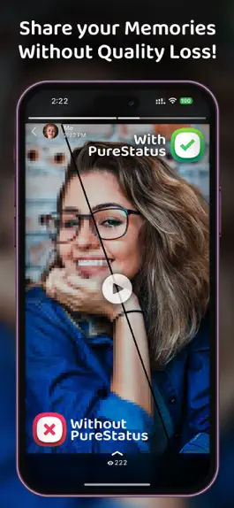 Game screenshot PureStatus: ByeBye Blur Status apk