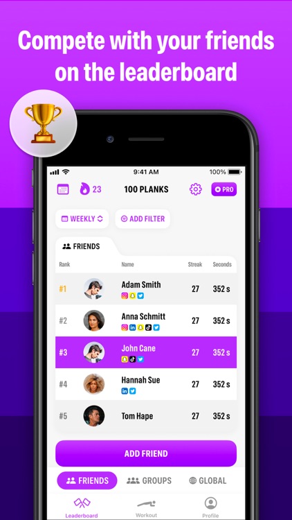 Plank Workout & Fitness App