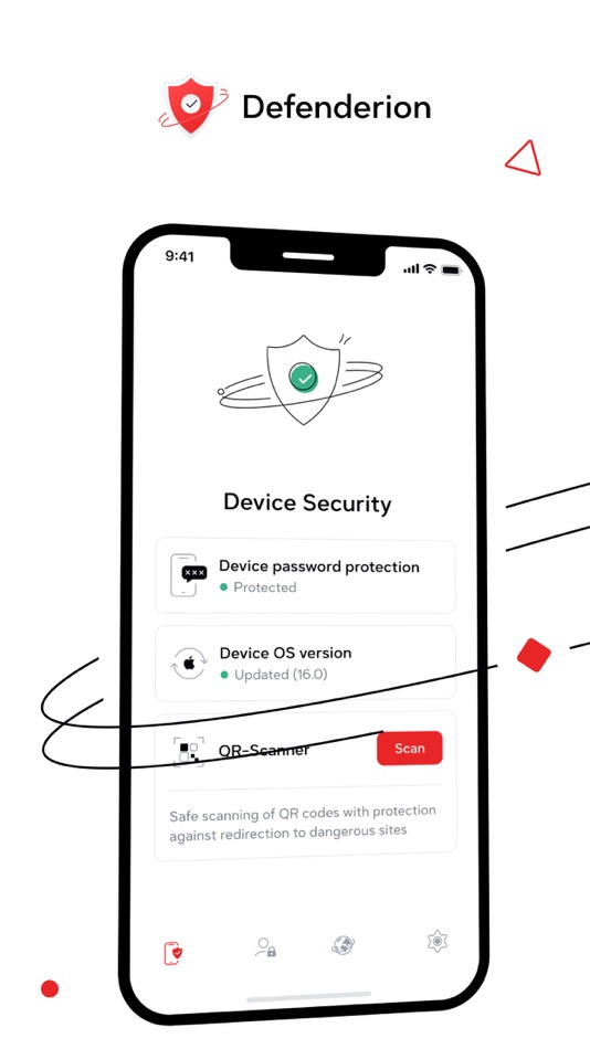 #1. Defenderion: Online Security (iOS) 由: TAO NIRIM LTD