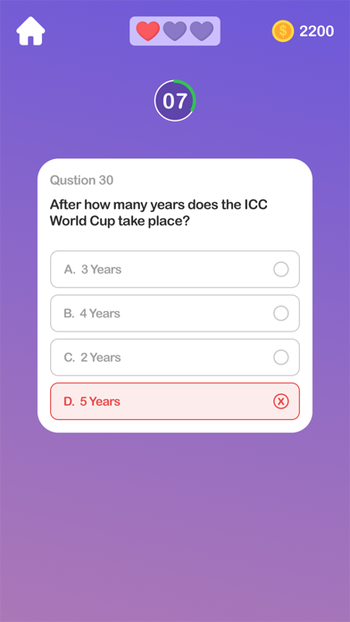 Cricket World Cup Quiz -2023 Screenshot