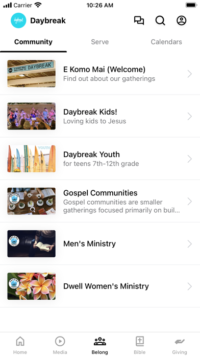 Daybreak Church Hawaii Screenshot