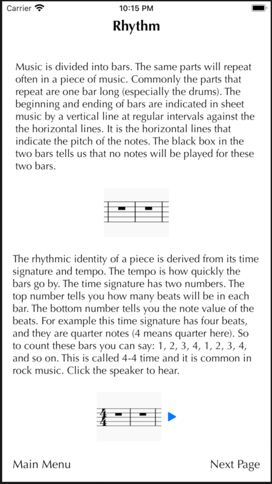 #3. Music Theory Primer (iOS) Podle: Timothy Randall
