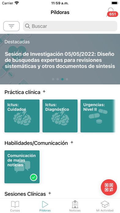 Formación SanidadMadrid Screenshot