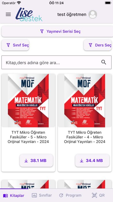 Lise Destek Öğretmen+Kütüphane Screenshot
