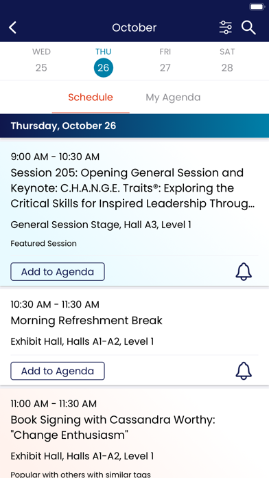 PMI® Events Screenshot