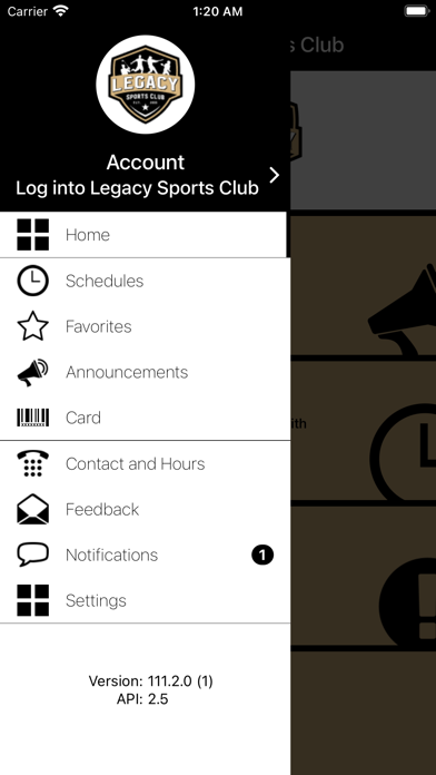 Legacy Sports Club Screenshot