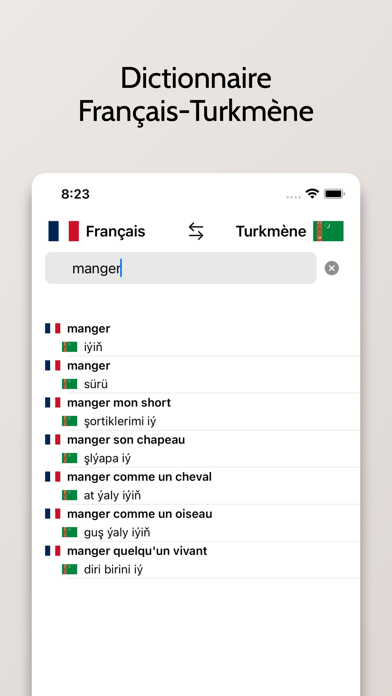 Dictionnaire Turkmène-Françaisのおすすめ画像1