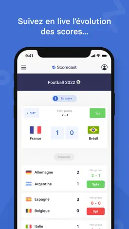 Game screenshot Scorecast - Pronos entre amis apk