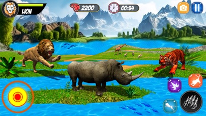 Lion Simulator Safari King 3D Screenshot