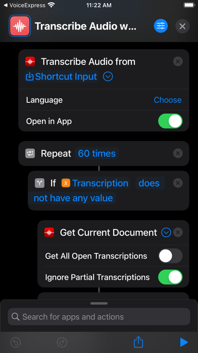 VoiceExpress: Audio to Text Screenshot