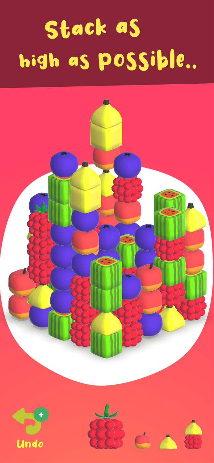 Chunk Fruits - Match-3 Puzzler