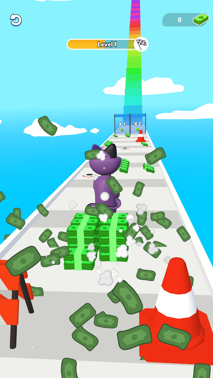 Smiling Critters Money Rush 3D