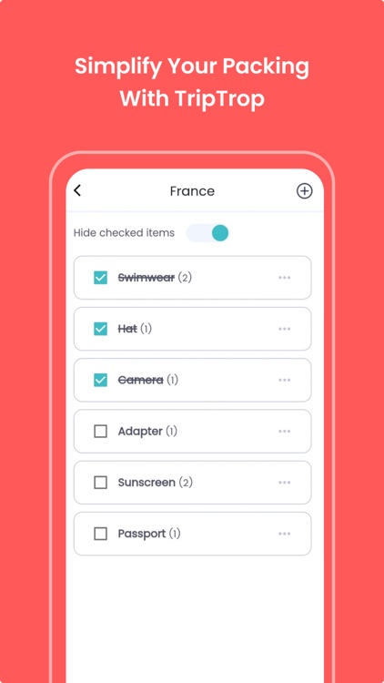 Travel Packing List & Planner