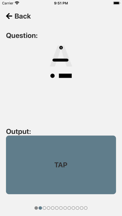 Morse Code - Tutorial Screenshot