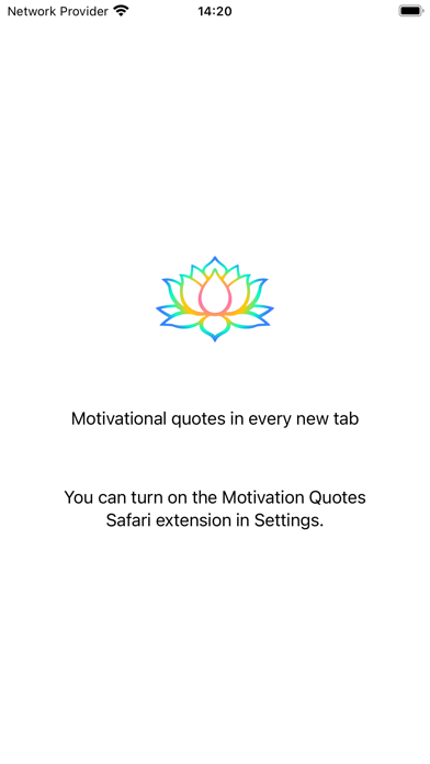 Screenshot #1 pour Motivation Quotes Affirmations