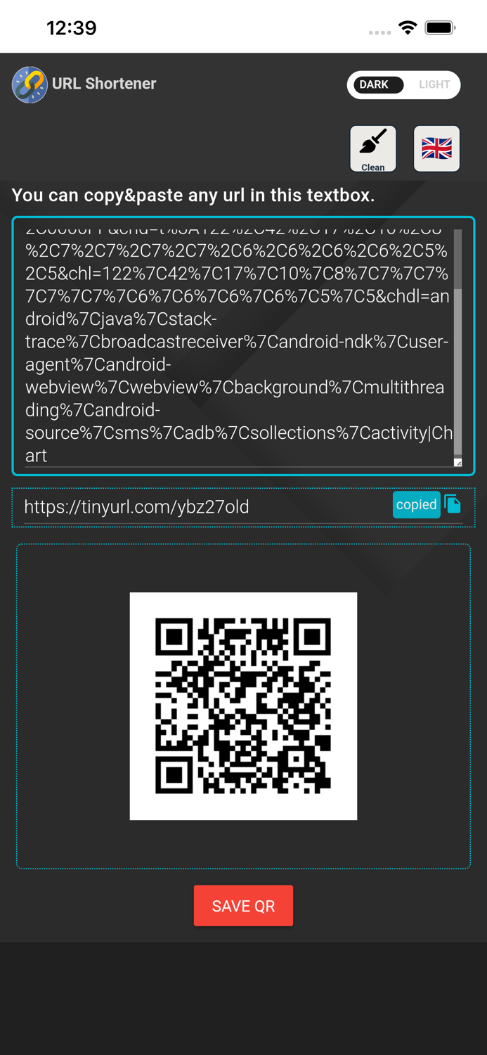 URL Shortener and QR Code