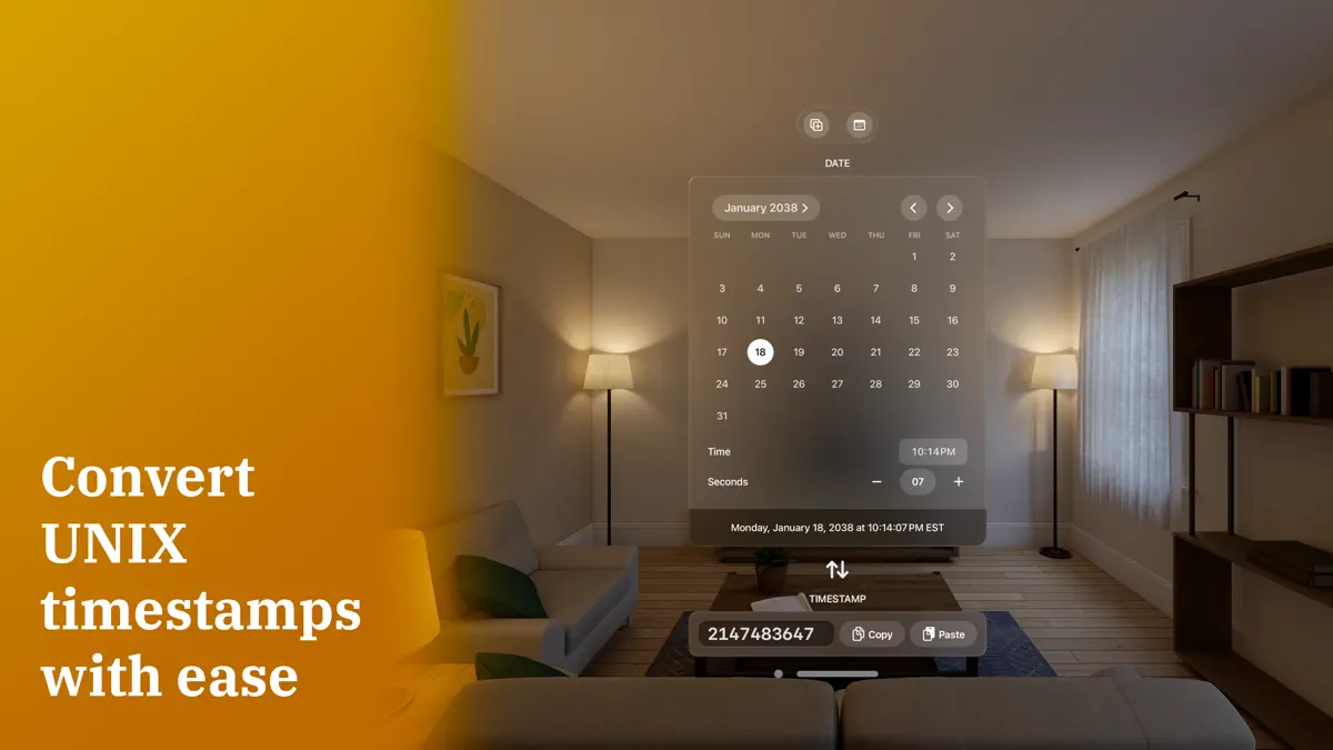 UNIX Timestamper screenshot 1
