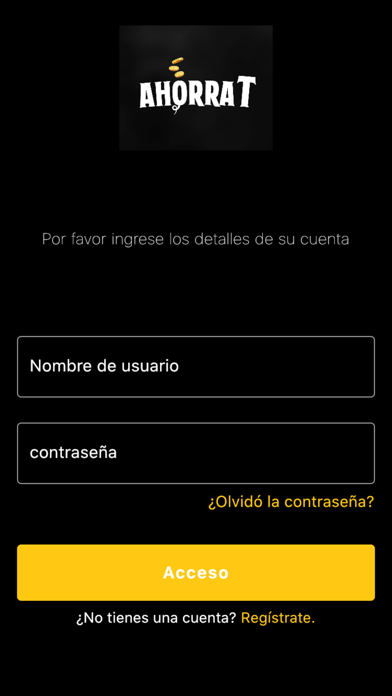 App screenshot